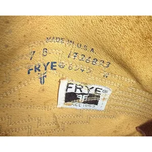 FRYE Campus Leather Boots AZTEC Embroidered Stitching Tan Women’s Size 7 thumbnail 12
