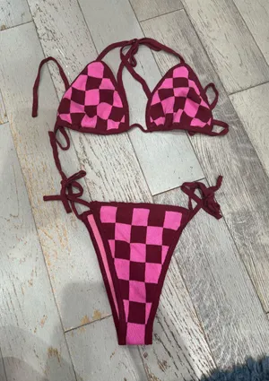 PacSun Bikini Checkered Set thumbnail 1