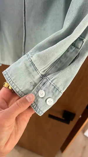 Oversized Jean shirt Blue Size L thumbnail 7