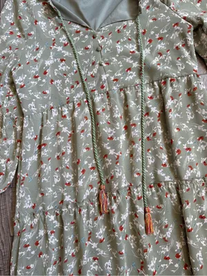 Piper & Scoot Tiered Floral Maxi Dress- Size Small thumbnail 3