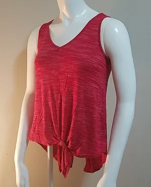 Moa Moa Red & White Tank Top (Small) thumbnail 1