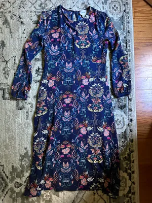 Lulus Midi Long Sleeve Dress thumbnail 4