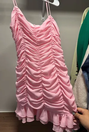 Lucy in the Sky Dress Pink thumbnail 1