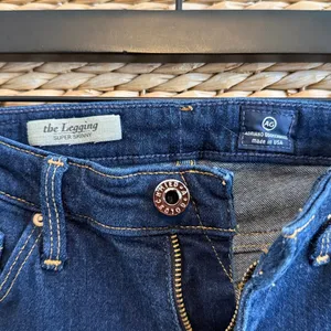 AG Adriano Goldschmied "The Legging" Super Skinny Dark Wash Jeans, 25 thumbnail 6
