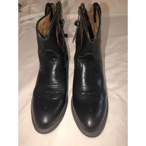 Ariat Darlin Western Booties Size 7 Old Black Round Toe Cowgirl Country Chic thumbnail 7