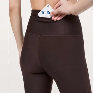 Lululemon Zoned In Tight 27" Plum Shadow Size 10 thumbnail 3