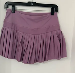 Purple pleated tennis skirt thumbnail 1