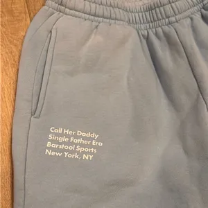 ⭐️Barstool sports Call Her Daddy Light Blue Sweatpants - Everyday Bottoms thumbnail 2