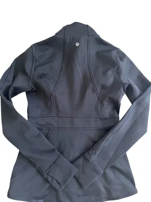 LULULEMON Women's Black Track Zip Jacket Size 6 thumbnail 5