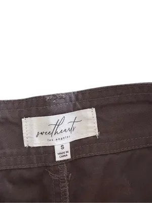 Women’s Brown Cargo Mini Skirt thumbnail 3