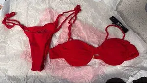 SIMS Swimwear Thong Bikini Set Red Size L thumbnail 1