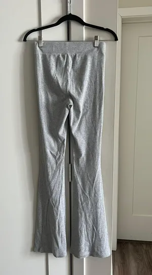 Aerie Ribbed High Rise Waisted Flare Pants thumbnail 2