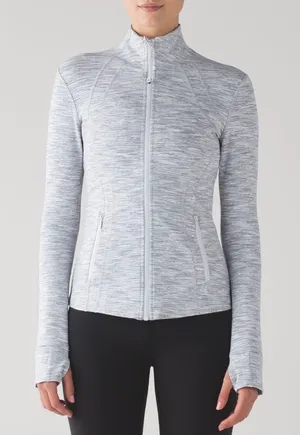 Lululemon Grey Heathered Define Jacket thumbnail 1