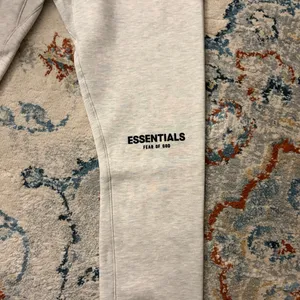 Essentials Fear Of God sweatpants light oatmeal size medium thumbnail 3