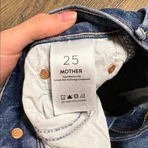 MOTHER JEANS SUPERIOR The Insider Ankle, wash where the sun Don't shine Sz 25 thumbnail 6