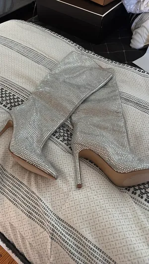 Steve Madden tall boots with rhinestones stunning thumbnail 2