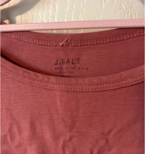 J. Galt Pink Boat Neck Top thumbnail 3