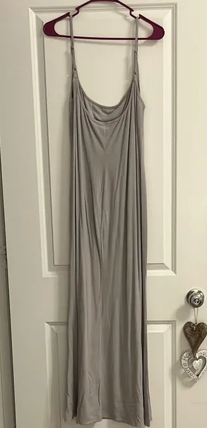 Gray Maxi sundress Size XXL thumbnail 2