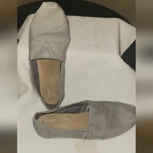 Toms Gray Tweed Alpargata Size 6.5 thumbnail 4