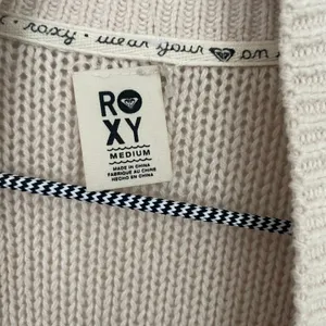 ROXY Near Future Knit Fringe Cardigan Open Front Long Sleeve Size Medium thumbnail 3
