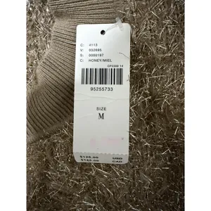 Anthropologie Maeve Violetta SS Tinsel‎ Sweater Honey Women's Size Medium thumbnail 12