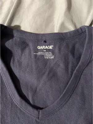 Purple Garage Top Long Sleeve Crop thumbnail 2