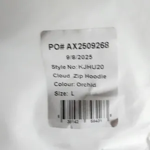NWT COMFRT CLOUD ORCHID zip up hoodie thumbnail 3