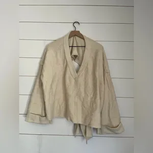 Nwot free people alyria solid pullover sweater thumbnail 13