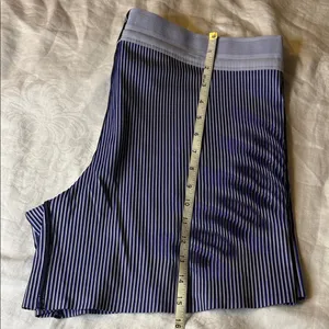 Nike Purple Pinstripe Athletic Shorts thumbnail 6