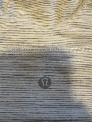 White and Gray Lululemon Sports Bra 4 thumbnail 3