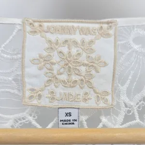 Johnny Was Dress Womens XS Jade White Floral Lace Long Sleeve Maxi * thumbnail 3