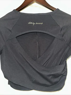 Gymshark Whitney Simmons Longsleeve Open Back Crop Top S thumbnail 6