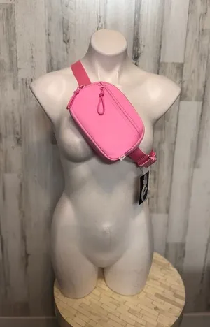Art Class Target Light Pink Adjustable Fanny Pack Belt Bag Crossbody NWT thumbnail 1