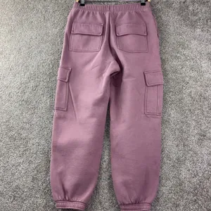 Aritzia Tna Mega Fit Cargo Joggers Women M Cozy Sweatfleece Pink Oversized Baggy thumbnail 6