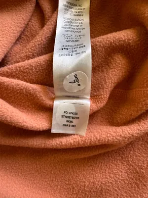 Patagonia Fleece Pullover Size L Orange 1/4 Zip Lightweight Synchilla thumbnail 7