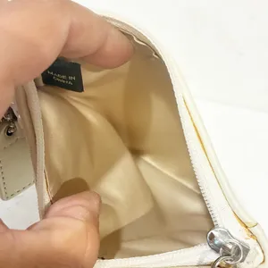 COACH 45395 Audrey Sequins Small Wristlet Pouch Purse Wallet Ivory thumbnail 4