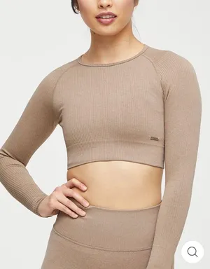 Lilias Athletic Crop Top Long Sleeve Top thumbnail 1