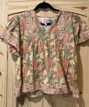 Pink summer shirt Size L thumbnail 1