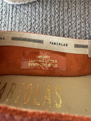 Fabiolas Floral Embroidered Coral Suede Leather Espadrilles Size 38 thumbnail 11