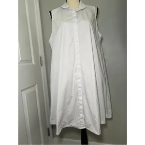 TUCKERNUCK White Sleeveless Charlie‎ Dress L thumbnail 11