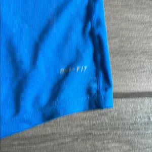 Nike Blue Fitted Racerback Tank Top thumbnail 5