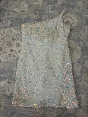 Windsor Mini Dress Sequin One-Shoulder Sparkle thumbnail 2