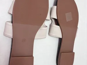 By Byblos Logo Cutout Slide Sandals - EU 39 - Cream thumbnail 6
