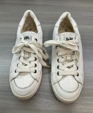 Coach Womens Porter White Leather Sneaker thumbnail 1