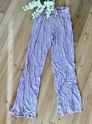 Purple Out From Under Waffle Knit Pants thumbnail 1