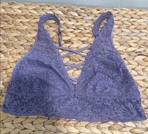 PINK - Victoria's Secret Purple Lace Bralette thumbnail 1