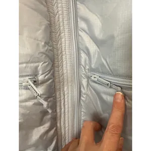 Free People NWT Light As A Feather Packable Tunic Liner Ice‎ Grey Size M thumbnail 9