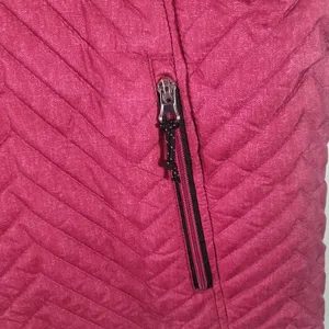 Free Country Reversible Quilted Puffer Vest Faux Fur Crimson Rose XL Gorpcore thumbnail 10