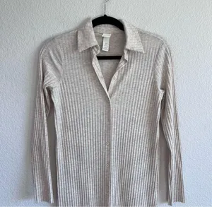 H&M Women's Ribbed Long Sleeve Sweater Dress thumbnail 3