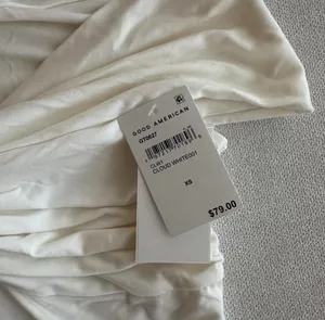 Revolve Good American White Top XS thumbnail 3